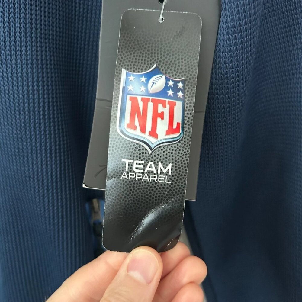 NWT NFL Team Apparel TENNESSEE TITANS Embroidered pullover Jacket Small MSRP $90 - Picture 4 of 15